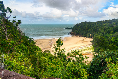 View on the beach in Bako National Park
