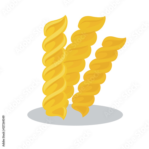 Vector food of wheat. Italian cuisine.
