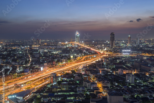 Bangkok Aerial View, Chalerm Maha Nakhon Expressway