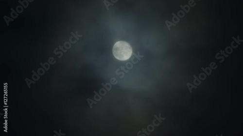 Full Moon at Night with out Cloud.