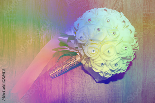 wedding bouquet of roses