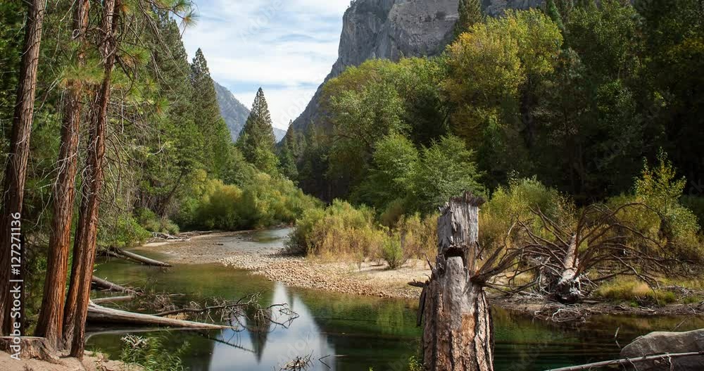 King Rocks California Kings Canyon National Park, California, USA - view of Kings River and ...