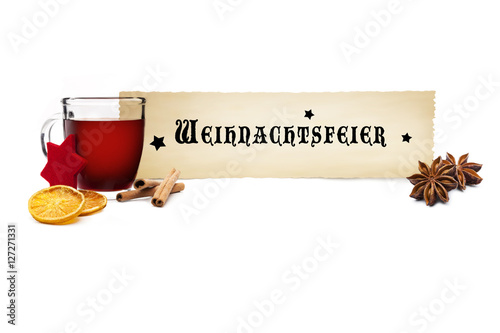 Glühwein mit Banderole