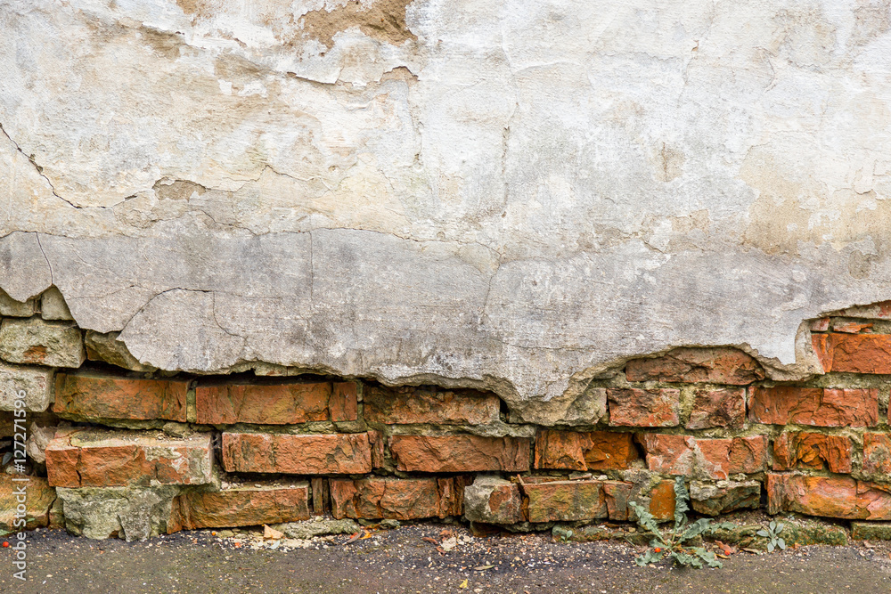Fototapeta premium Background texture of brick wall abstract backdrop
