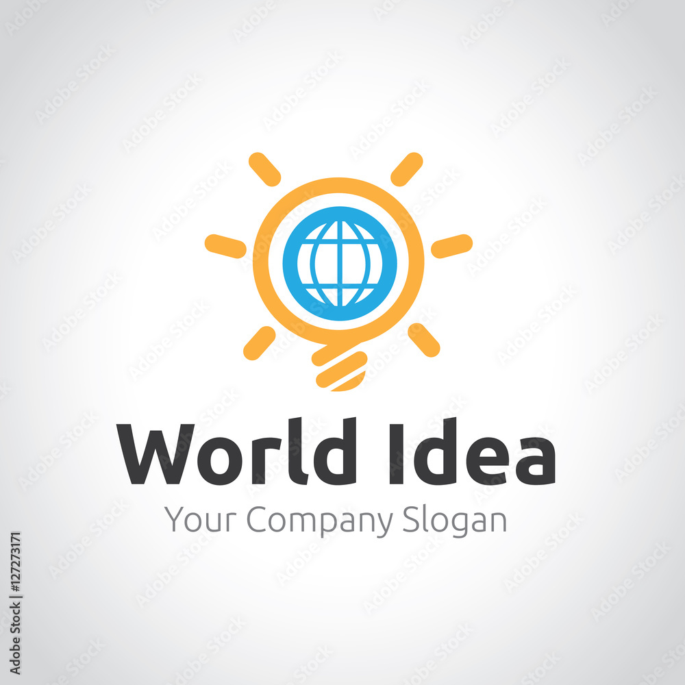 World Idea logo template World Idea logo template