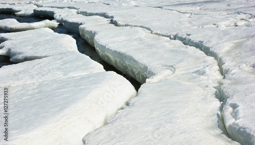 Quadro su tela ice hummocks