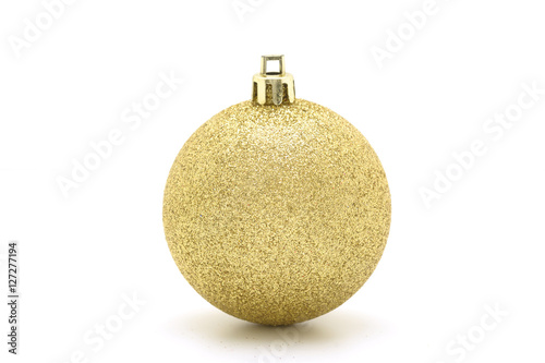 Gold Christmas bal