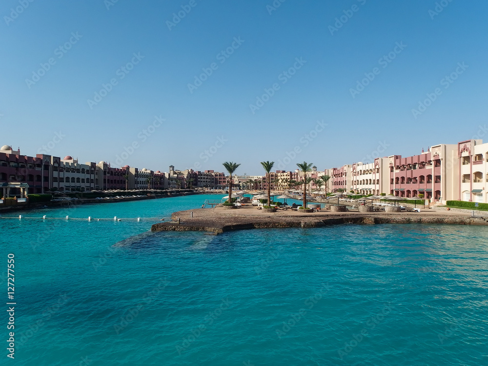 Beach resort Hurghada, Egypt