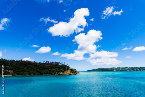 Sea, landscape. Okinawa, Japan, Asia.