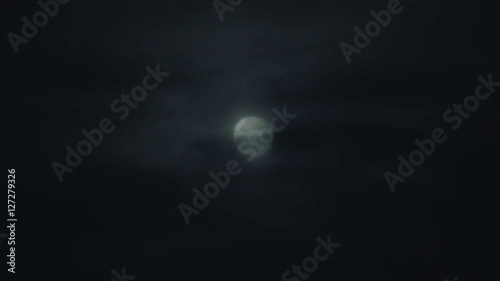 Full Moon at Night with out Cloud.