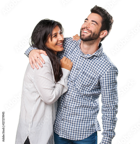 cool couple having fun