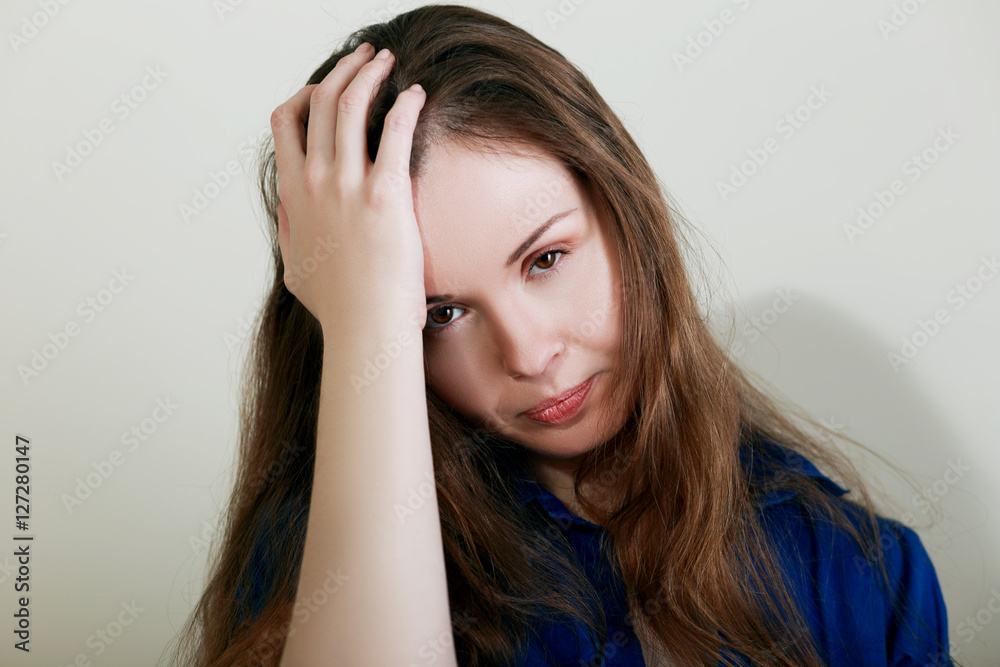 Obraz premium Woman has problem