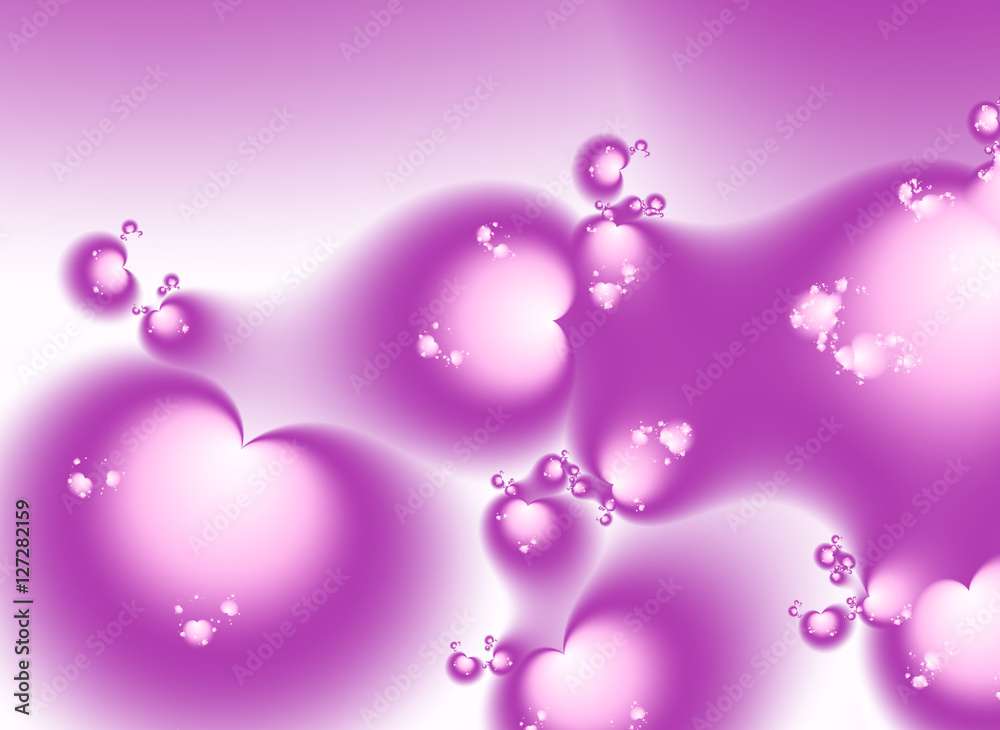 Pink fractal with many smaller hearts in various sizes and positions. Suitable for many creative Valentine or wedding designs or as a background for desktop, books, cards, presentations or websites. Pink fractal with many smaller hearts in various sizes and positions. Suitable for many creative Valentine or wedding designs or as a background for desktop, books, cards, presentations or websites.