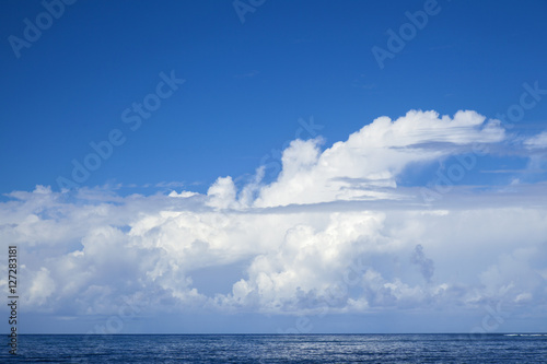 beautiful sky with light clouds