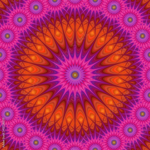 Mandala ornament design background vector