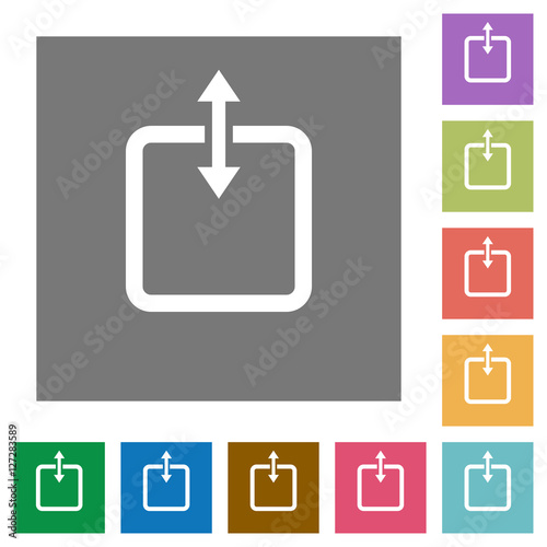 Adjust item height square flat icons
