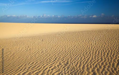 Low evening light in Dunes of Corralejo