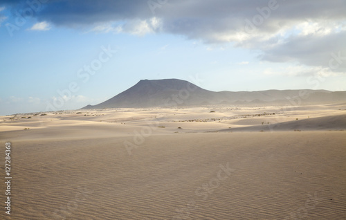 Low evening light in Dunes of Corralejo