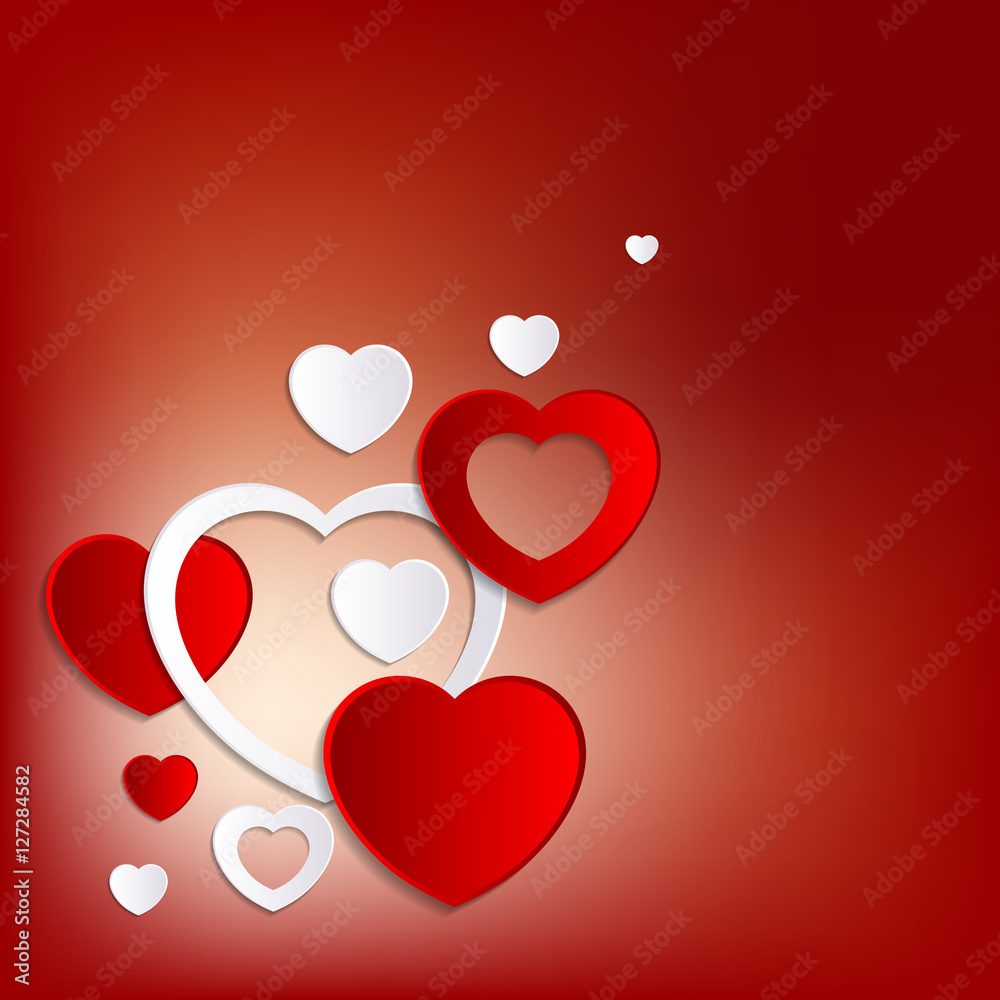 Lovely heart Background
