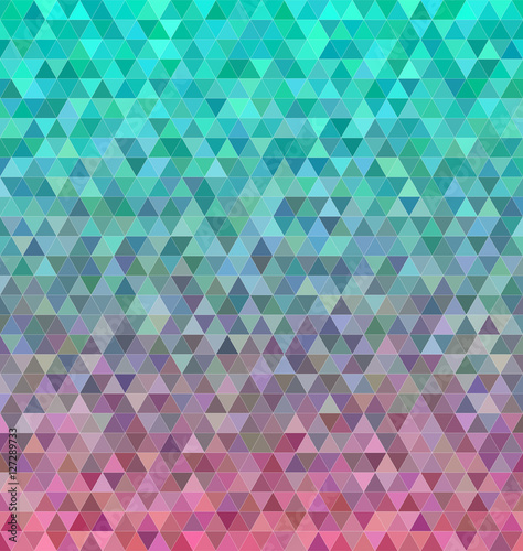 Abstract regular triangle mosaic tile background
