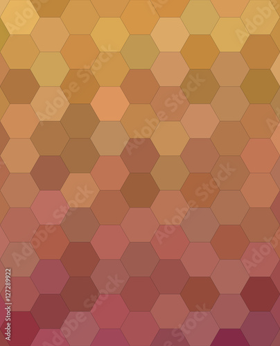 Abstract hexagon tile mosaic pattern background
