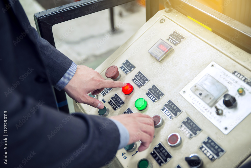 Engineer Using Automated Machine And manufacturing Wire