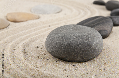 background with stones and sand for meditation and relaxation to
