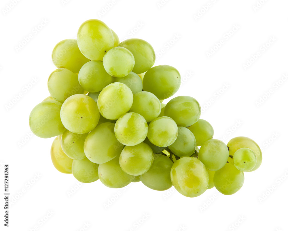 ripe juicy cluster of grapes