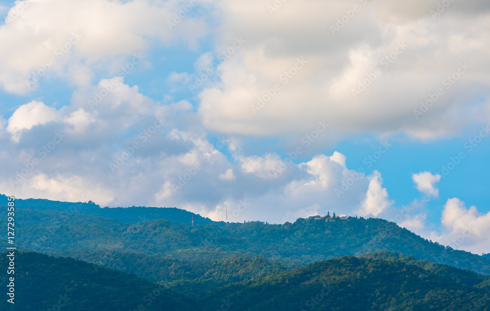 the tropical green mountain .