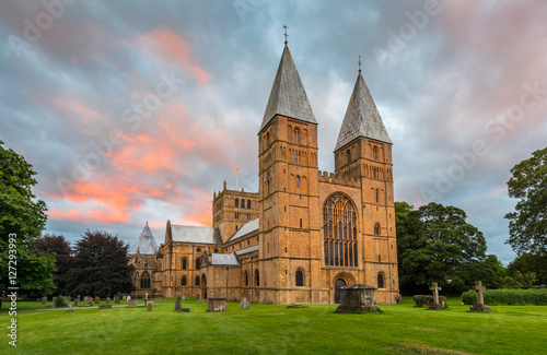 Southwell Minster at Sunset