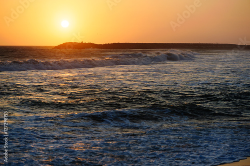 Sunset view point in Kanyakumari  Tamil Nadu state  India