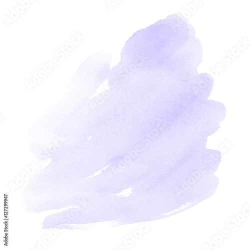 Hand drawn watercolor background of pastel natural delicate shade. A watercolour spot. Gentle gray color. It is possible to use for wrap, wallpaper, website, decor. Isolated on white background.