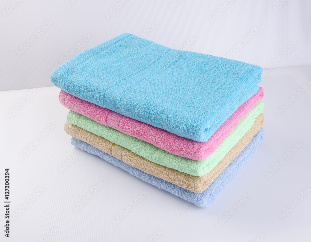 towel or bath towel on a background. towel or bath towel on a background.
