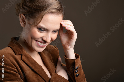 Happy young woman photo