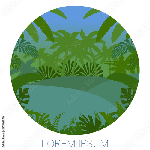 Jungle Flat Background30