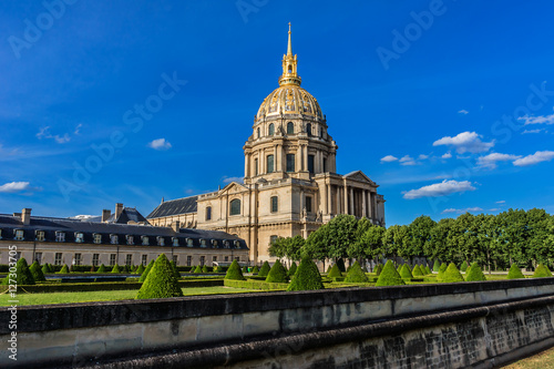 Les Invalides (National Residence of Invalids) in Paris, France. photo