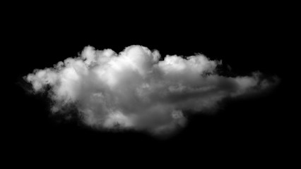 white clouds on black background