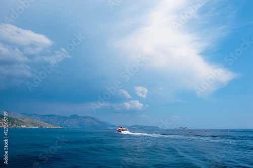 Croatia seaside in the summer