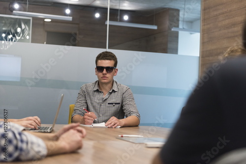 startup business team on meeting