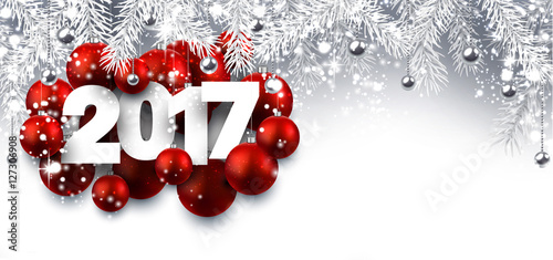 Gray 2017 New Year banner.