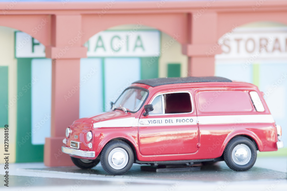 Fototapeta premium toy car