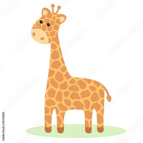 Fototapeta Naklejka Na Ścianę i Meble -  Cartoon giraffe