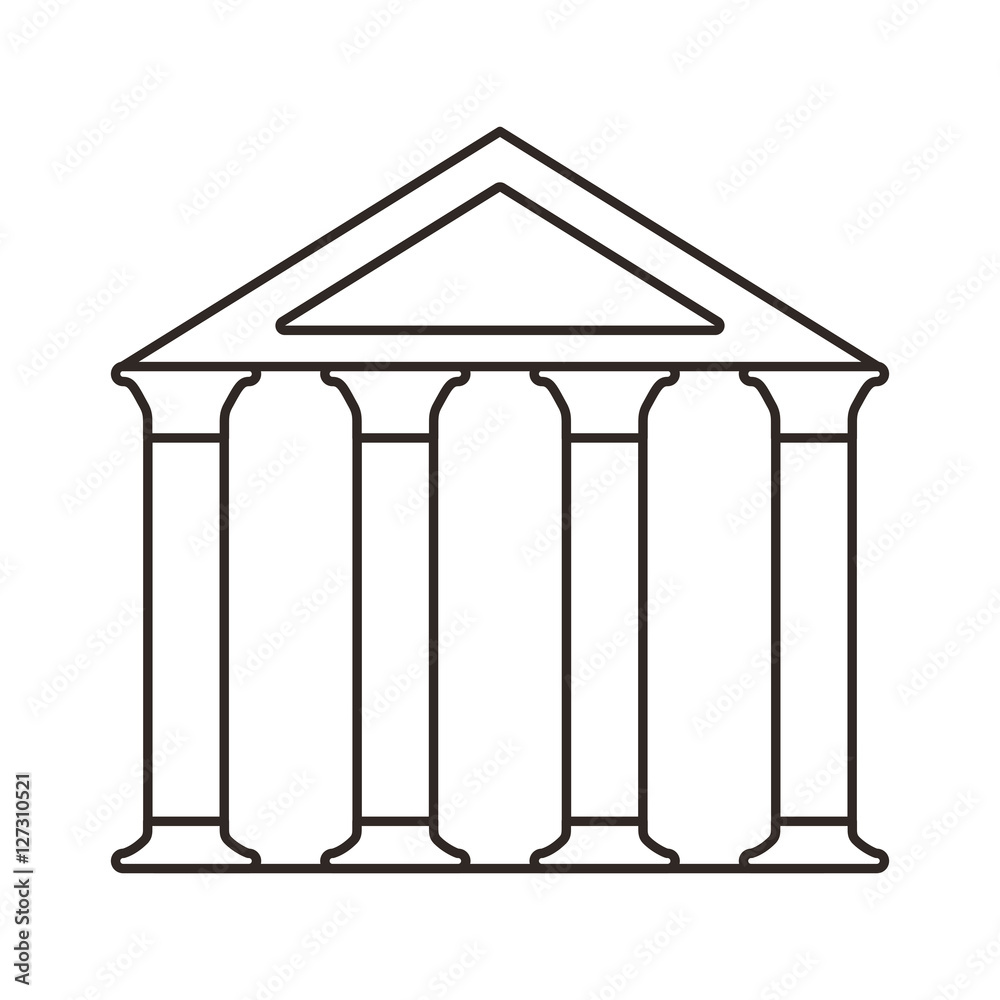 bank building isolated icon vector illustration design bank building isolated icon vector illustration design