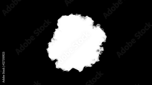 Set of mid-air explosions with alpha channel