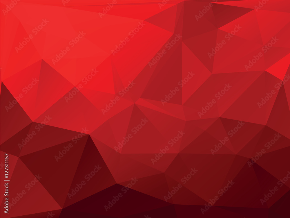 red geometric background - obrazy, fototapety, plakaty 