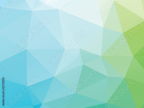 geometric green blue low poly background