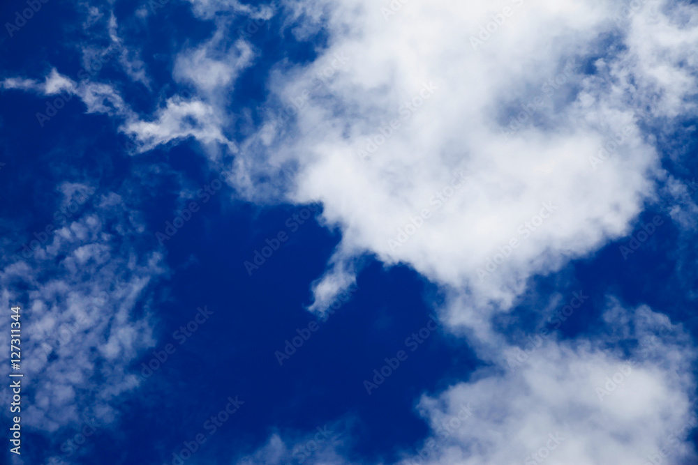 Blue sky with clouds. Blue sky with clouds.