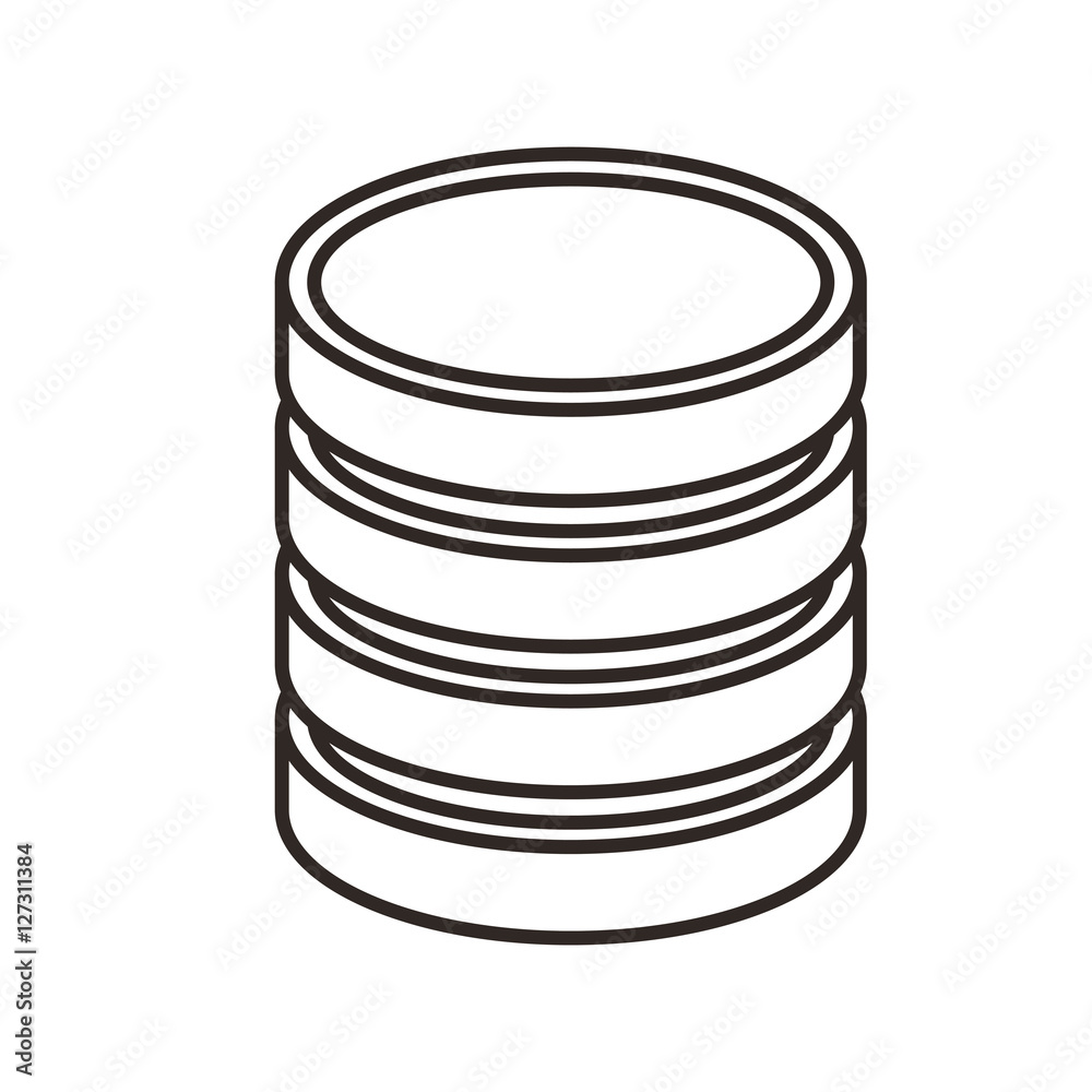 data center disk isolated icon vector illustration design data center disk isolated icon vector illustration design