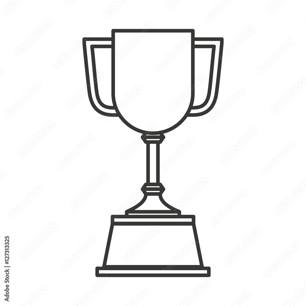 trophy cup award isolated icon vector illustration design trophy cup award isolated icon vector illustration design