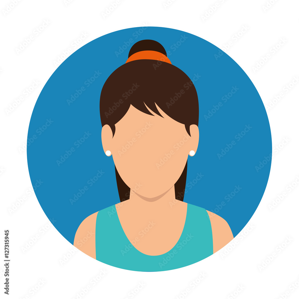character woman fitness icon vector illustration eps 10 character woman fitness icon vector illustration eps 10